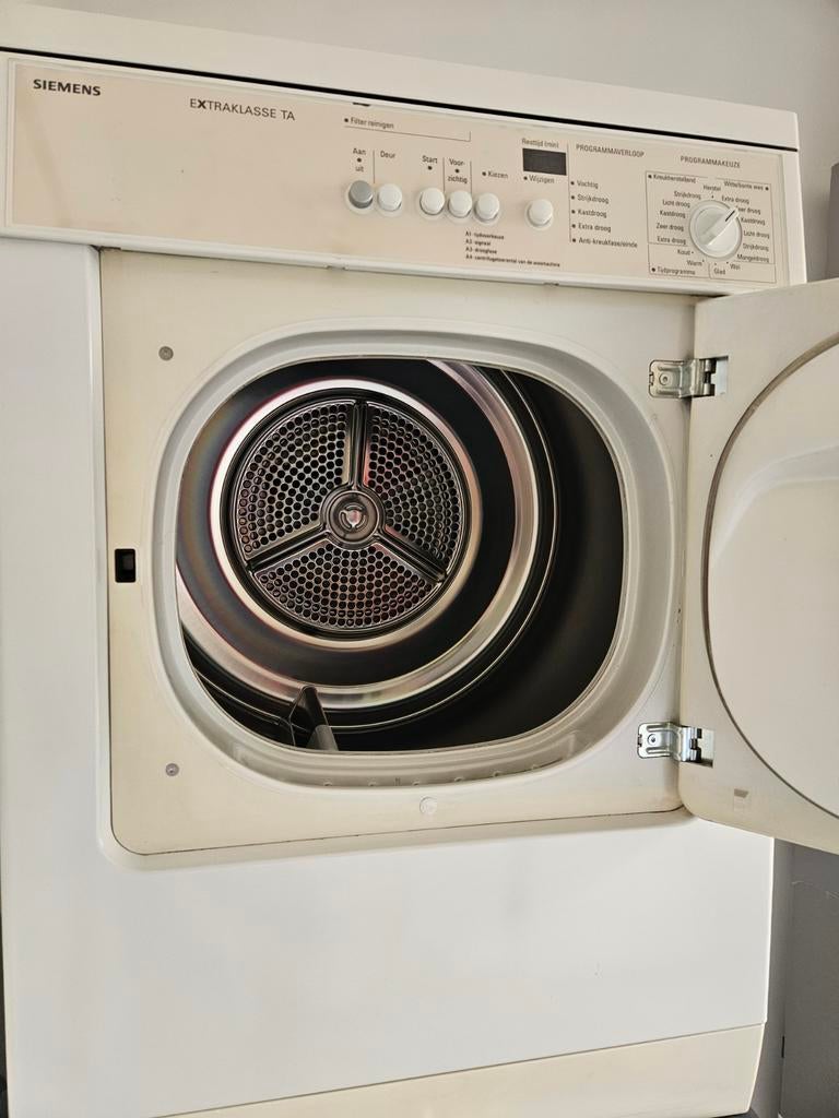 Siemens Extra Klasse TA droger met afvoer naar buiten., Ophalen, 6 tot 8 kg, Gebruikt, Luchtafvoer