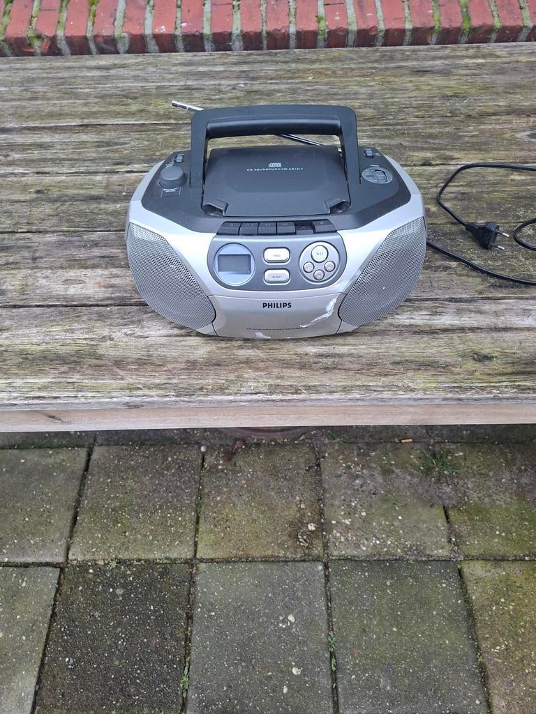 Draagbare radio, Audio, Tv en Foto, Radio's, Ophalen of Verzenden, Gebruikt, Radio, Met cd-speler