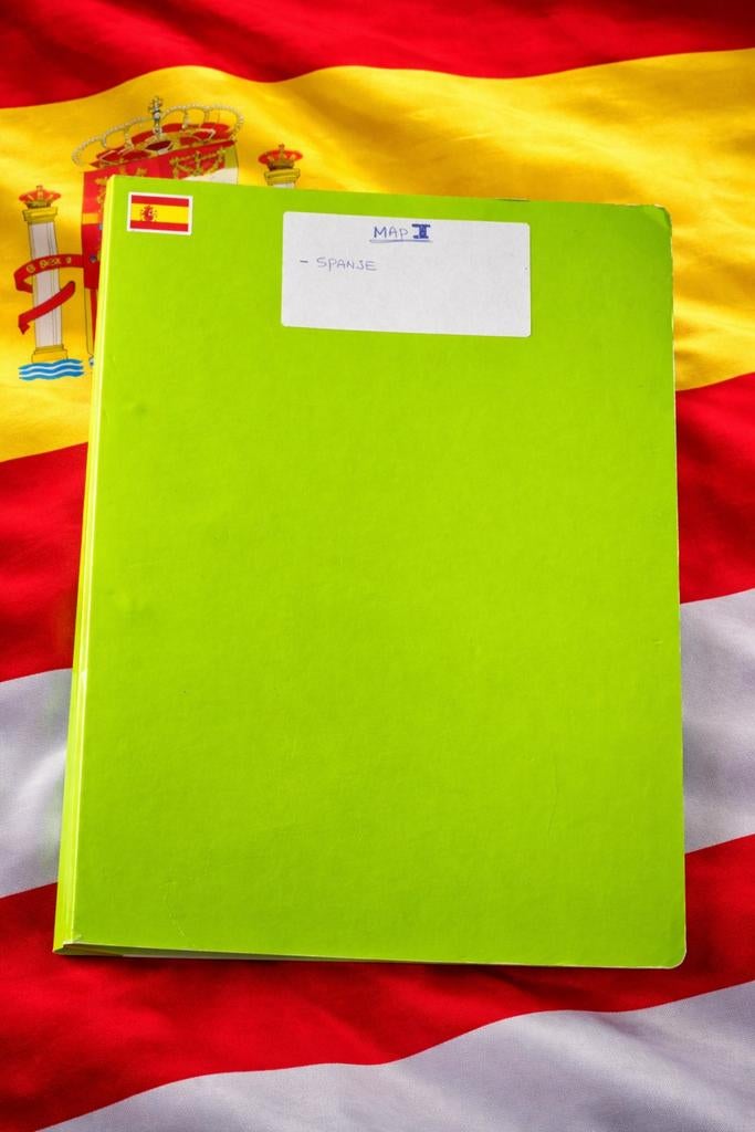 Spaanse muntenverzameling in map – peseta’s, zilveren munten, Ophalen of Verzenden, Spanje, Overige waardes, Zilver