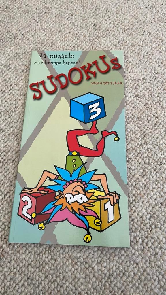 Sudoku voor kinderen, Hobby en Vrije tijd, Ophalen of Verzenden, Minder dan 500 stukjes, Nieuw, Overige typen