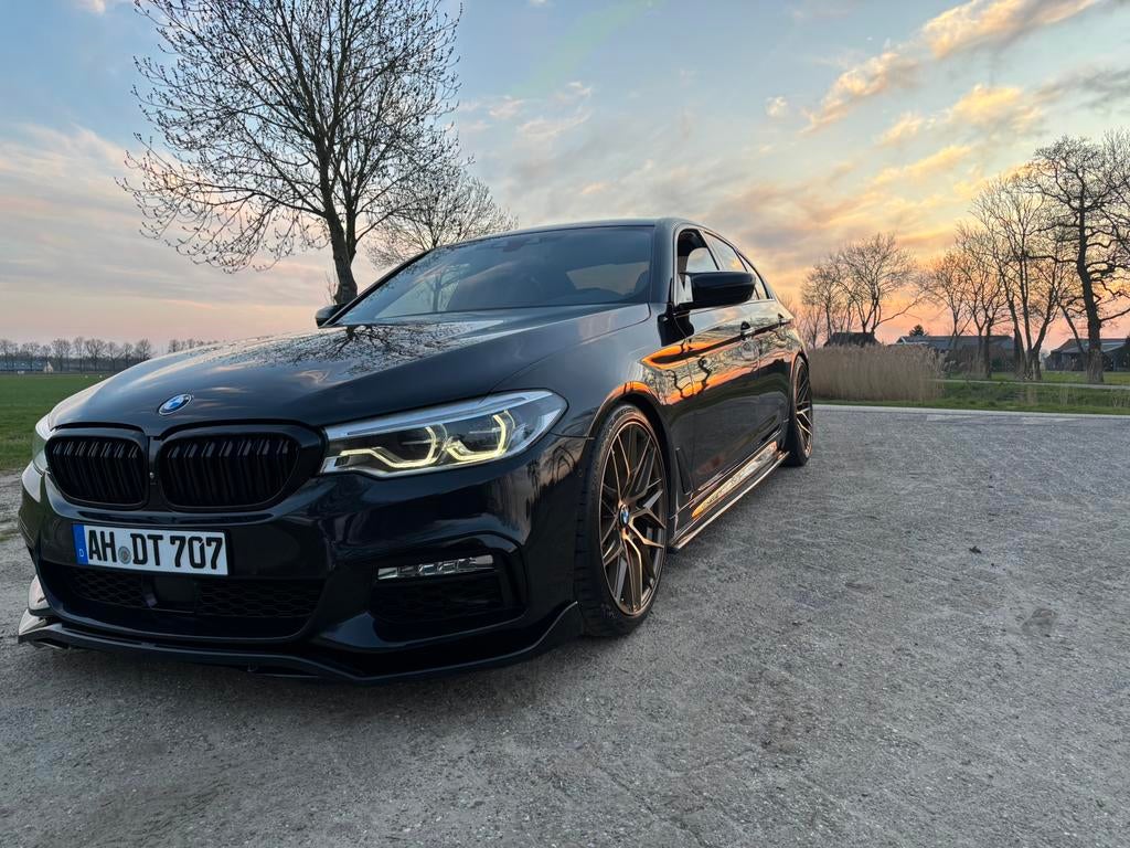 BMW G30 3.0D B57, Automaat, Euro 6, 1770 kg, Zwart