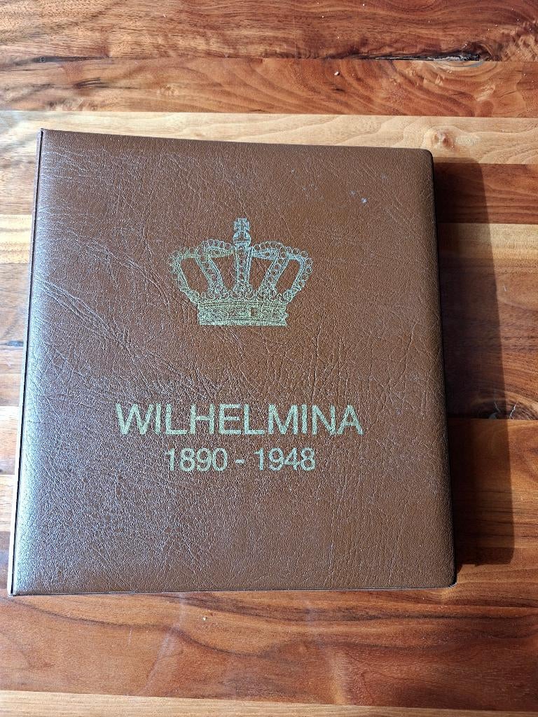 album wilhelmina 1/2 cent 1 cent 2 1/2 cent 5 cent, Ophalen of Verzenden, Koningin Wilhelmina, 1 cent, Setje