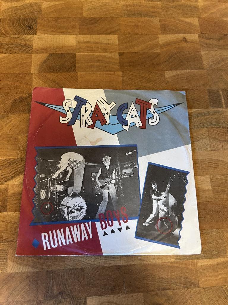 Stray Cats Runaway boys single, Cd's en Dvd's, Vinyl Singles, Ophalen of Verzenden, Gebruikt, Pop, Single