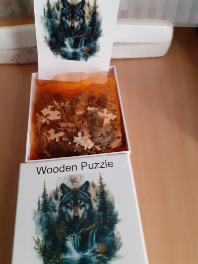 Houten puzzels, Ophalen, Minder dan 500 stukjes, Zo goed als nieuw, Legpuzzel