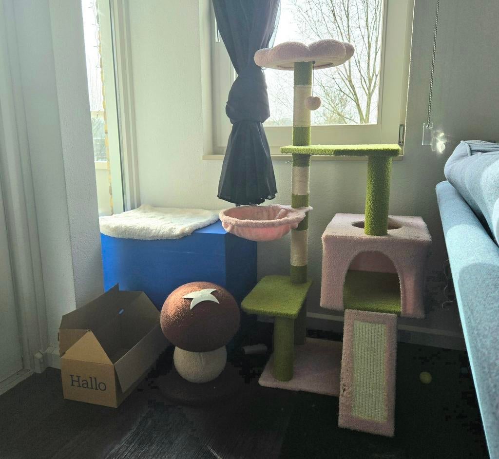 Aangeboden! Gouden huisje voor 1 binnenkat! <3, Ophalen