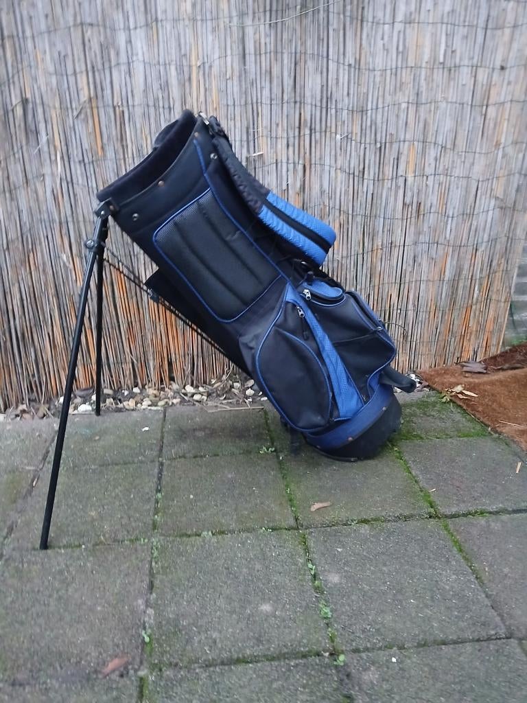StyleRun Golftas - Zwart/Blauw met Stand, Ophalen of Verzenden