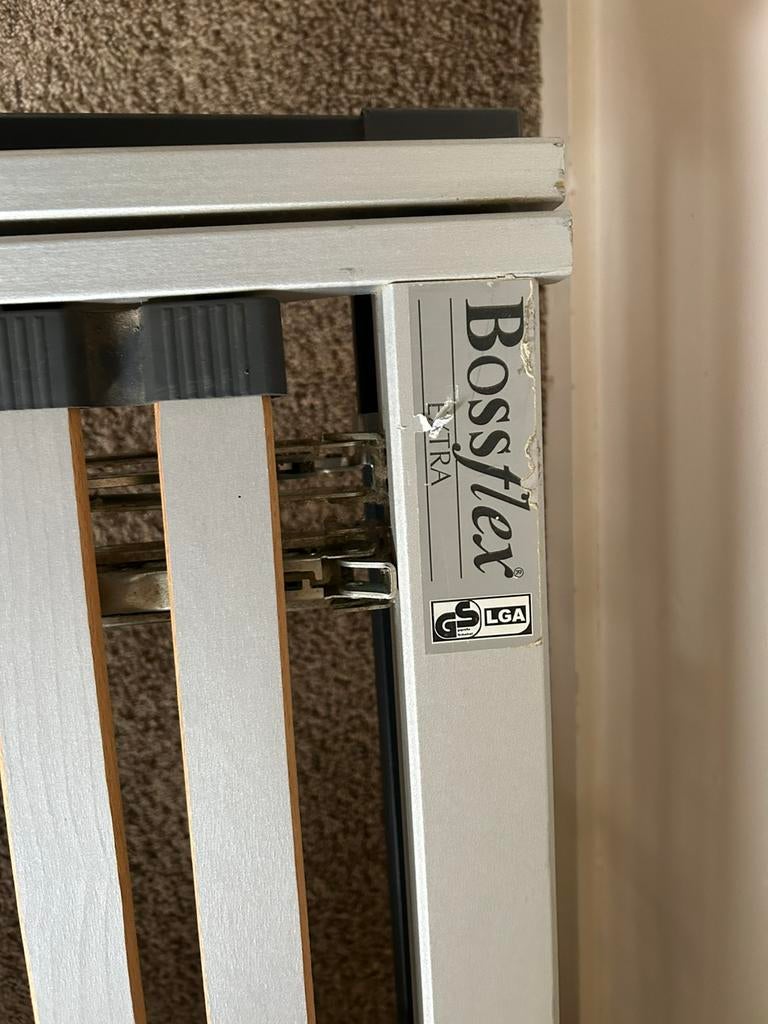 Bossflex extra lattenbodem handverstelbaar 90x220, Huis en Inrichting, Slaapkamer | Matrassen en Bedbodems, Ophalen, 90 cm, Eenpersoons