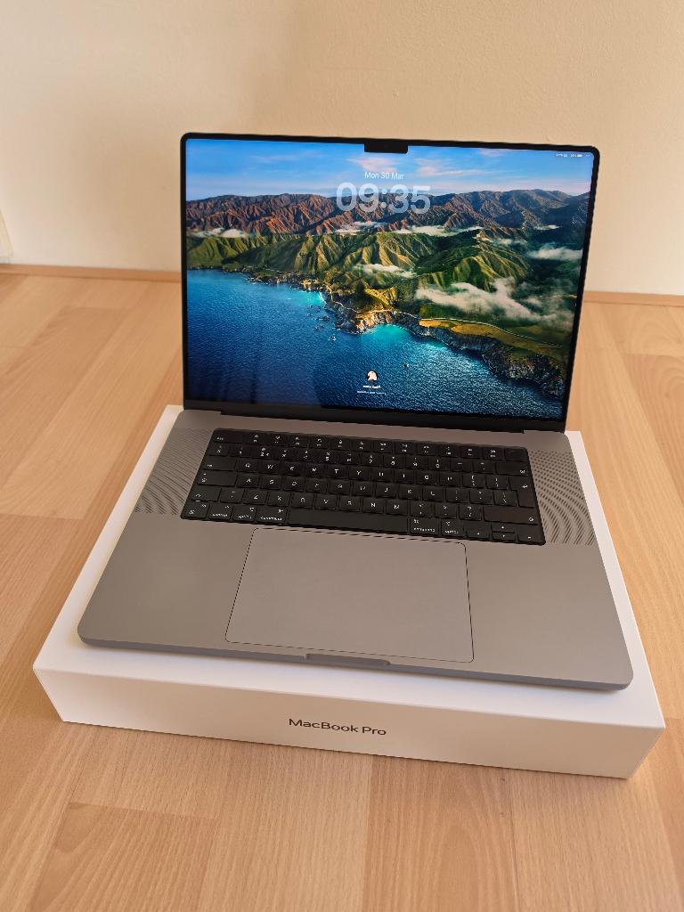 Apple MacBook Pro 2021 16" M1 Pro 10 C/ 16 GPU 16GB 1 TB, MacBook Pro, 1 TB of meer, Qwerty, Ophalen of Verzenden