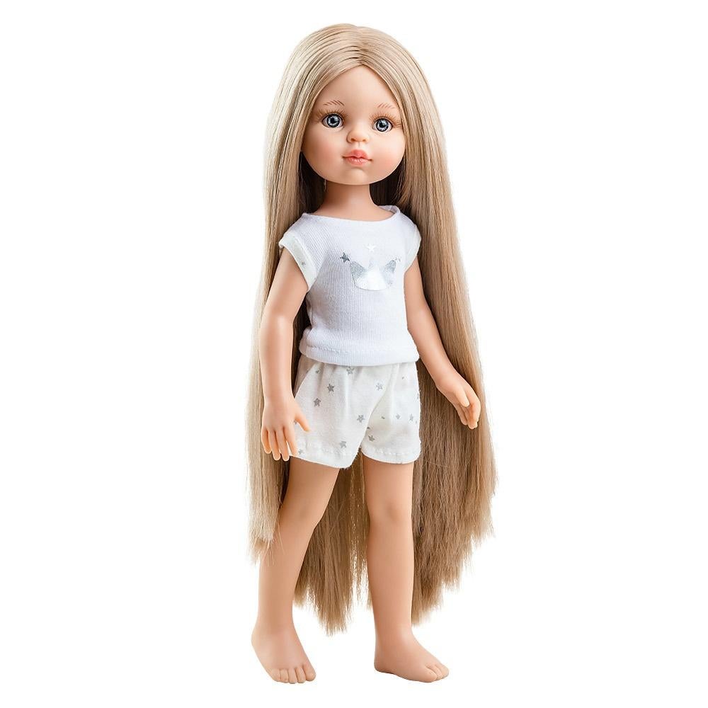 Paola Reina pop Amigas Carla lang haar met pyjama 32cm, Nieuw, Ophalen of Verzenden, Babypop, Info@bezigebijtjezzz.nl