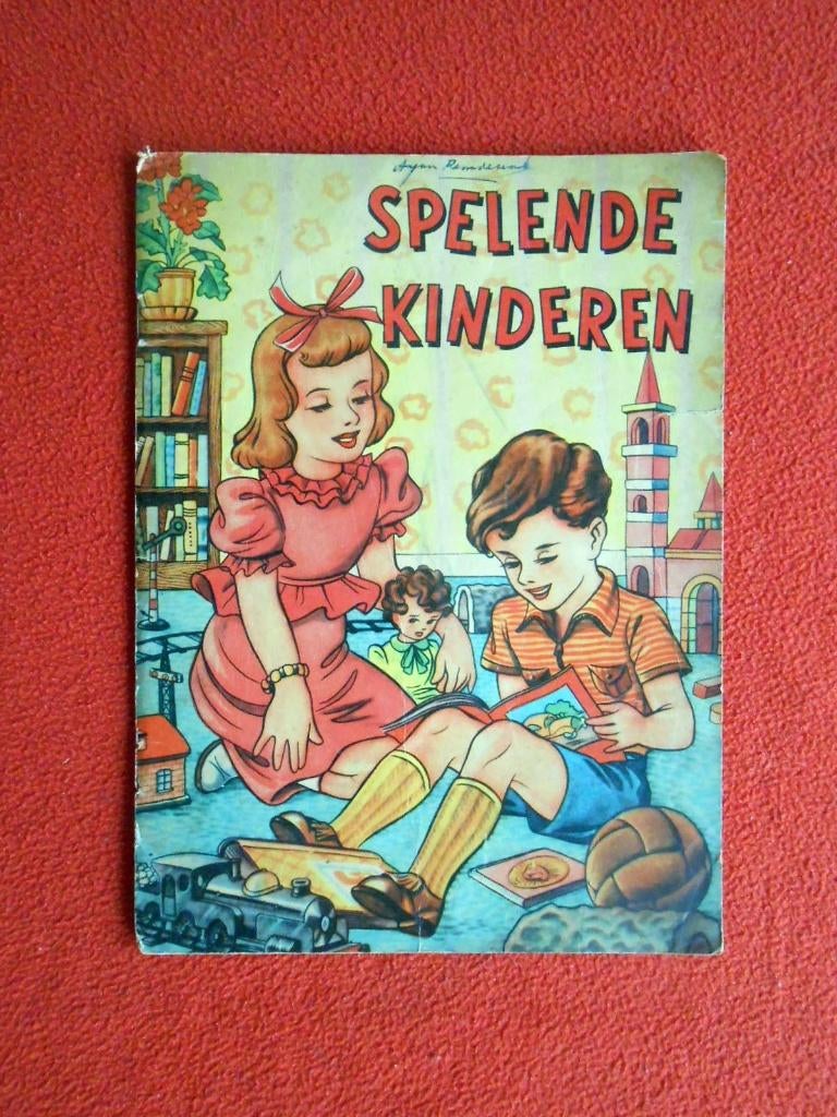 Uitgeverij Mulder: Spelende kinderen (ill.: Pieter Kuhn), Boeken, Kinderboeken | Jeugd | onder 10 jaar, Ophalen of Verzenden, Gelezen