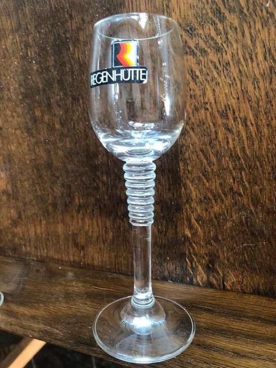 Borrelglaasjes 5 stuks Regenhuette kristalglas, Verzamelen, Glas en Borrelglaasjes, Verzenden, Zo goed als nieuw, Borrel- of Shotglas
