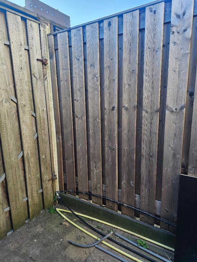 Schutting met betonnen paal, Ophalen, Gebruikt, Minder dan 3 meter, 2 meter of meer