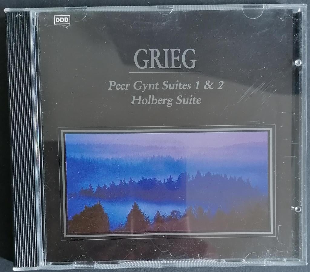 CD Grieg - Peer Gynt Suites 1 & 2 Holberg Suite, Ophalen of Verzenden, Classicisme, Zo goed als nieuw, Overige typen