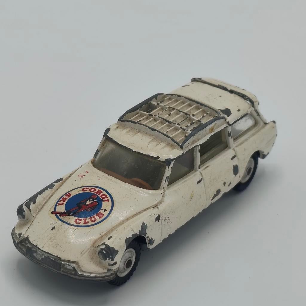 Witte Citroën DS break "Safari" van Corgi Toys, Ophalen of Verzenden, Gebruikt, Auto, Corgi