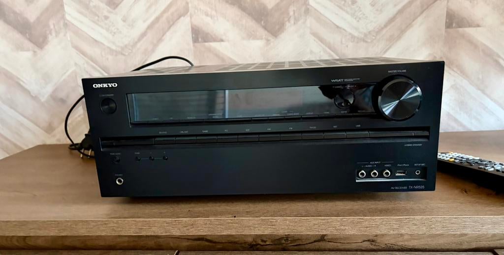 Onkyo TX‑NR525 met Canton speakers en subwoofer, 70 watt of meer, Zo goed als nieuw, 5.1-systeem, Overige spelers
