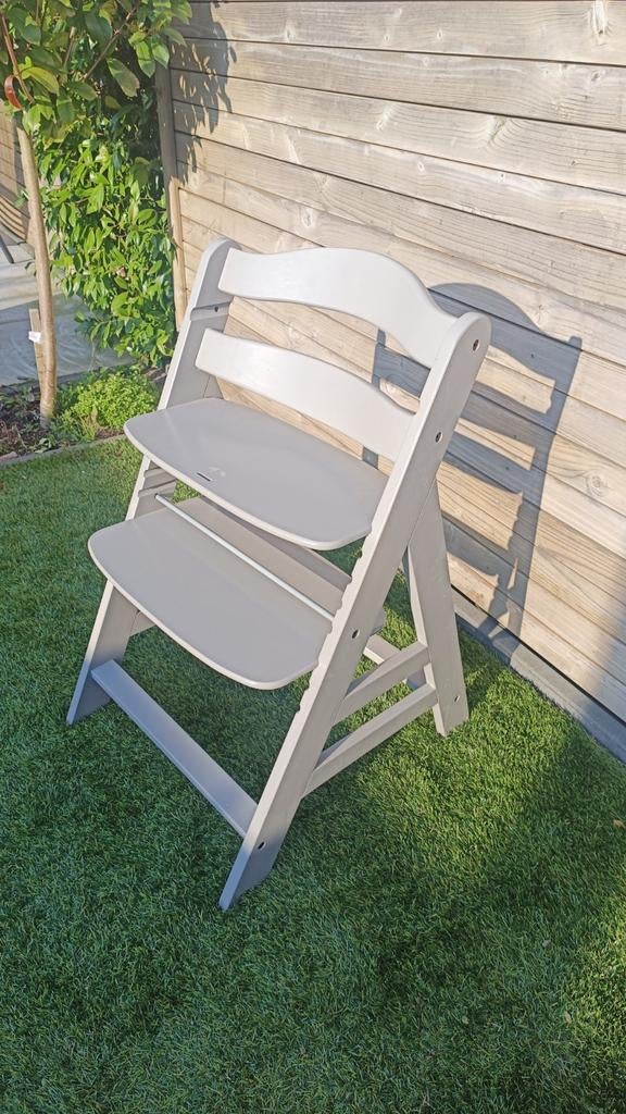 Hauck Alpha+ Meegroeistoel - Grijs, Kinderen en Baby's, Kinderstoelen, Gebruikt, Meegroeistoel, Aanschuifbaar, Ophalen