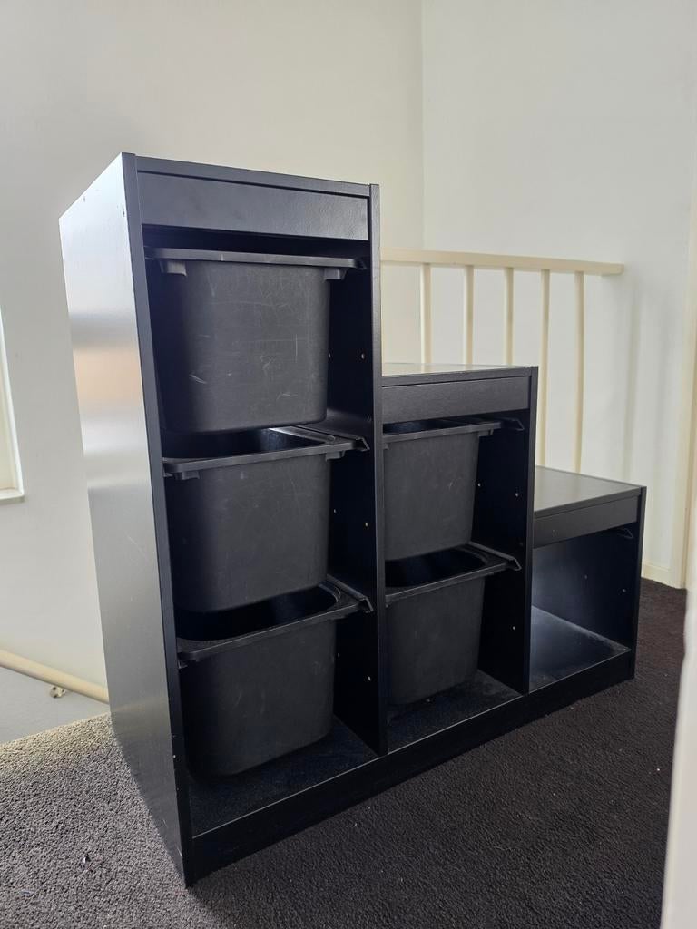 Ikea kast met 6 bakken., Ophalen, Gebruikt