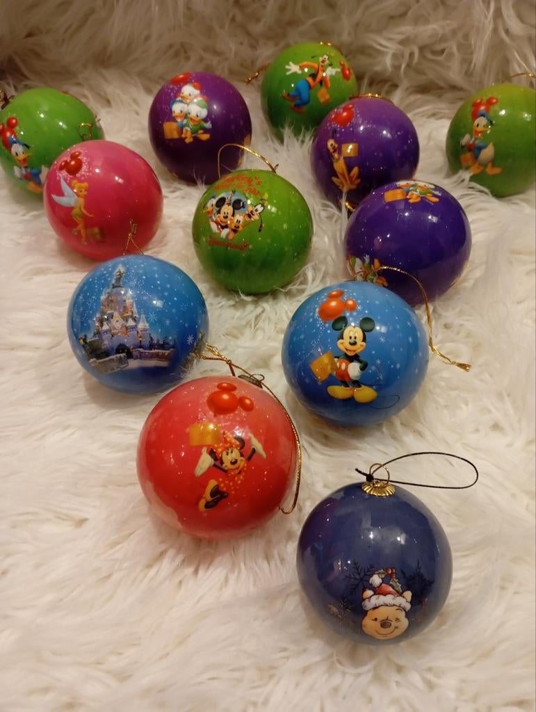 12 DISNEY KERSTBALLEN NU ALLES 10€ ZIE FOTO,S, Ophalen of Verzenden