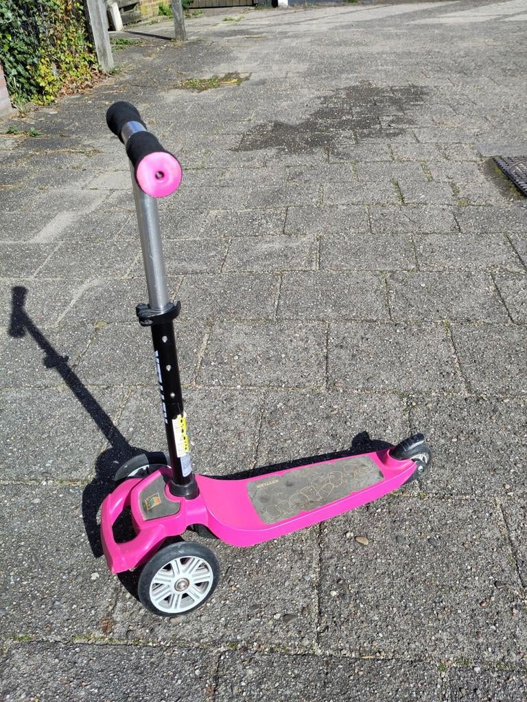 Kettler step met twee voorwielen roze, Fietsen en Brommers, Steps, Ophalen, Gebruikt, Gewone step