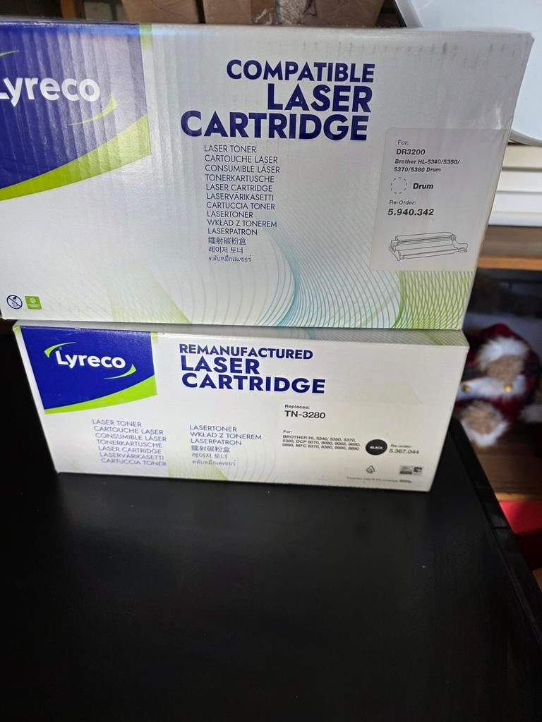 Lyreco Laser Cartridges (2 stuks), Ophalen of Verzenden, Nieuw, Lyreco