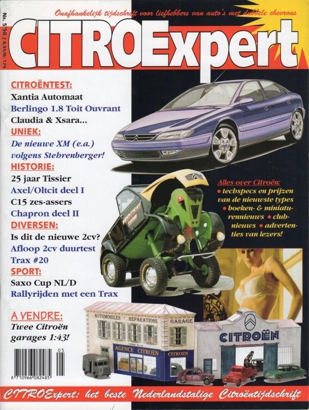 CitroExpert 5 1998 Tissier, Xsara Coupé, Visa, Axel / Oltcit, Ophalen of Verzenden, Nieuw, Citroën