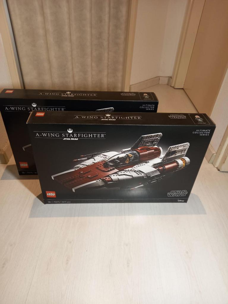 2x Lego 75275 A-wing Starfighter Nieuw en Geseald, Ophalen of Verzenden, Nieuw, Complete set, Lego