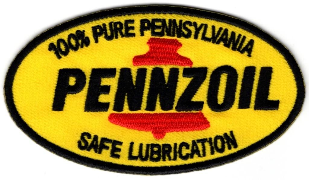 Pennzoil stoffen opstrijk patch embleem #1, Verzenden