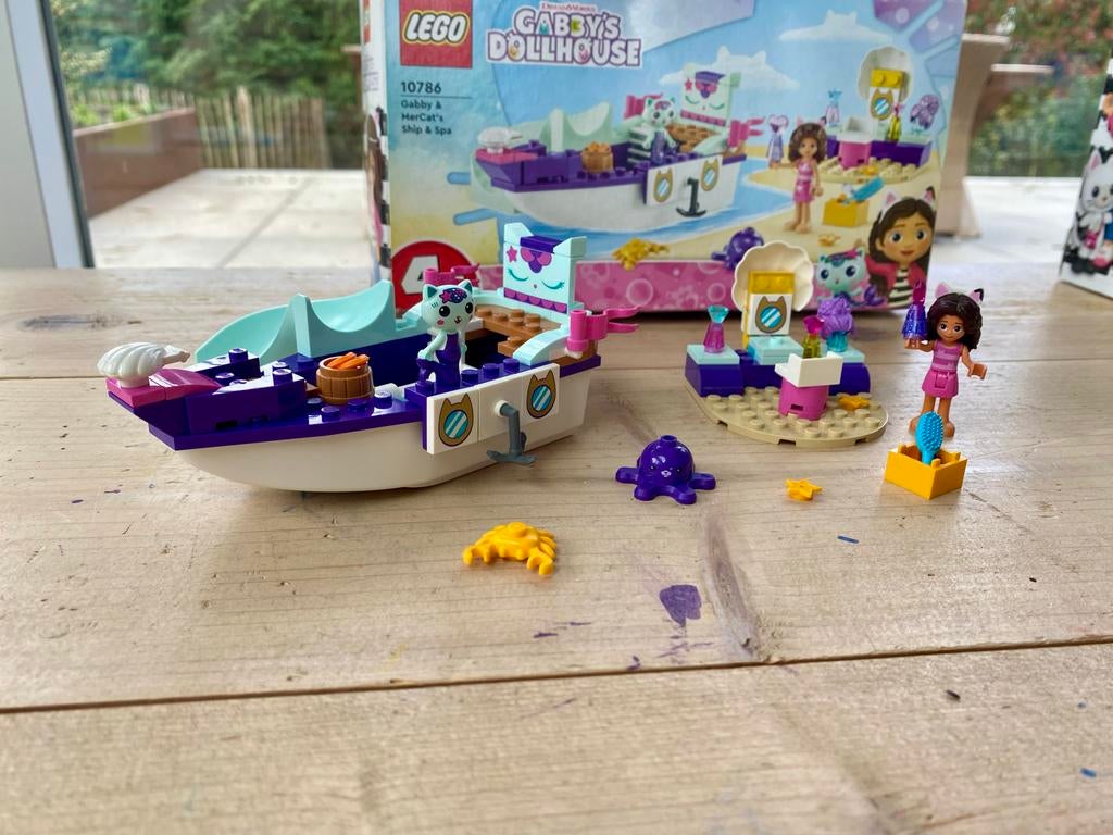 LEGO Gabby's Poppenhuis 10786 Vertroetelschip, Overige thema's, Lego, Ophalen of Verzenden, Zo goed als nieuw