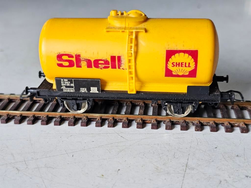Modeltrein Ho jouef shell ketelwagen, Ophalen of Verzenden, Gelijkstroom, Wagon, Jouef