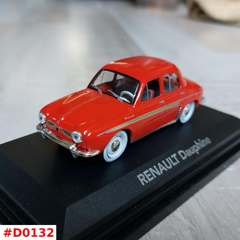 Renault Dauphine - IXO Altaya 1:43 i.z.g.s. in display case, Ophalen of Verzenden, Zo goed als nieuw, Auto, Overige merken