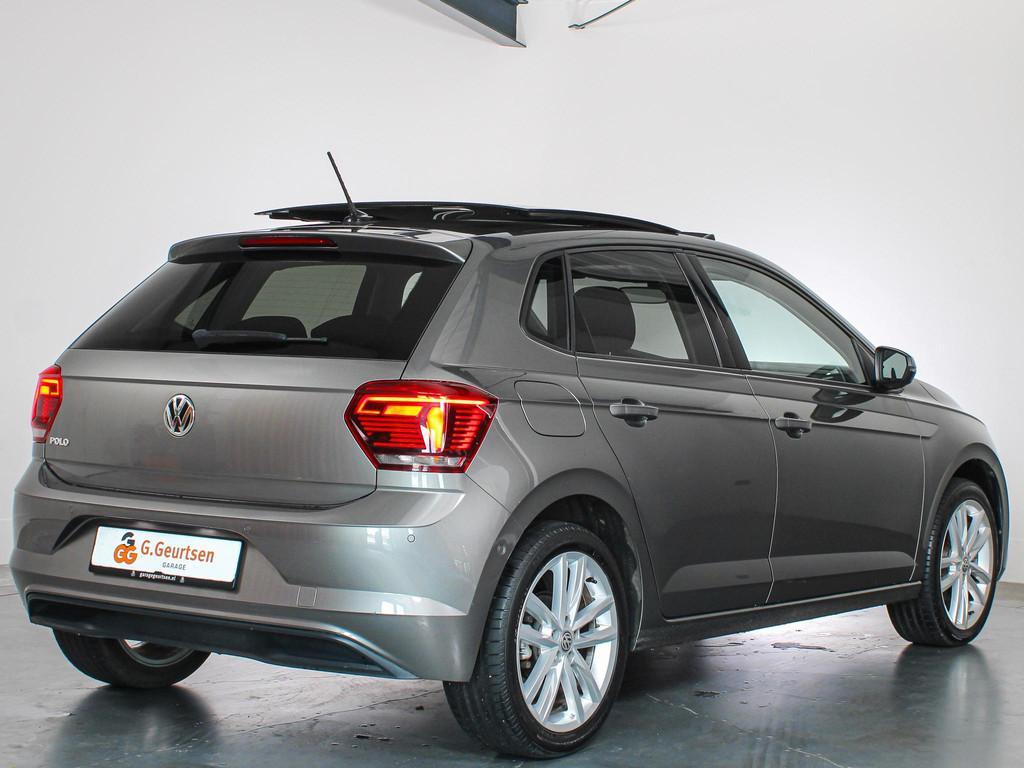 Volkswagen Polo 1.0 TSI Highline Panoramadak, LED, Stoelverw, Stof, Gebruikt, 116 pk, Bedrijf