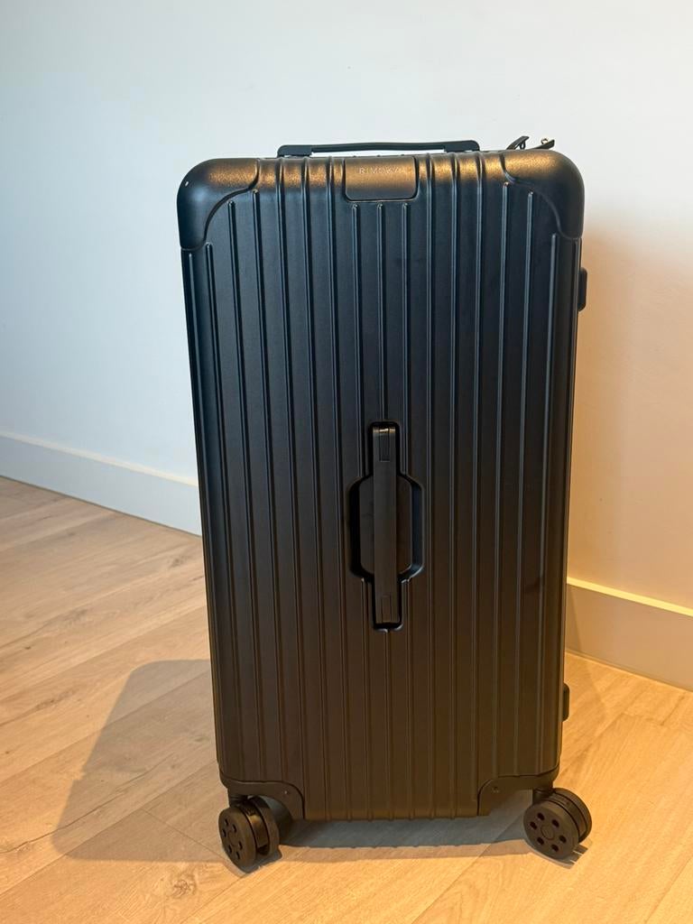 De RIMOWA Essential Trunk plus 80*41*37 mat zwart, Ophalen of Verzenden, Zo goed als nieuw, Metaal, 70 cm of meer
