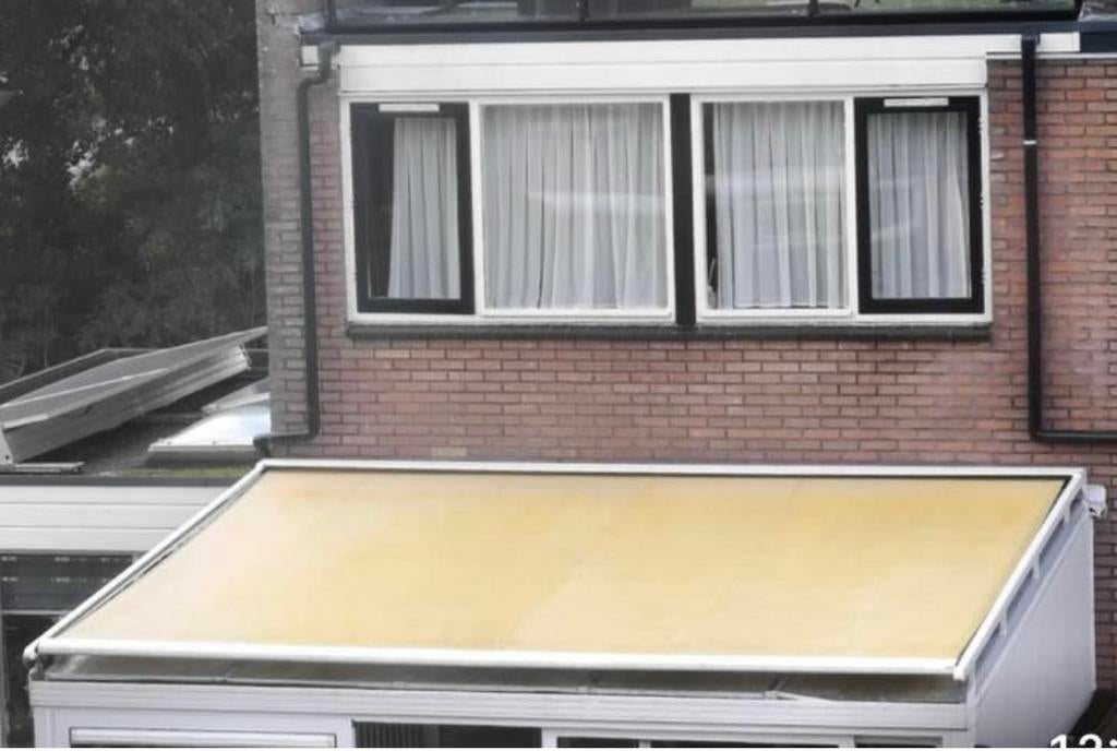 Groot electrisch serre verandazonwering zonnescherm 490, Ophalen, Gebruikt, Overige materialen, Minder dan 20 mm