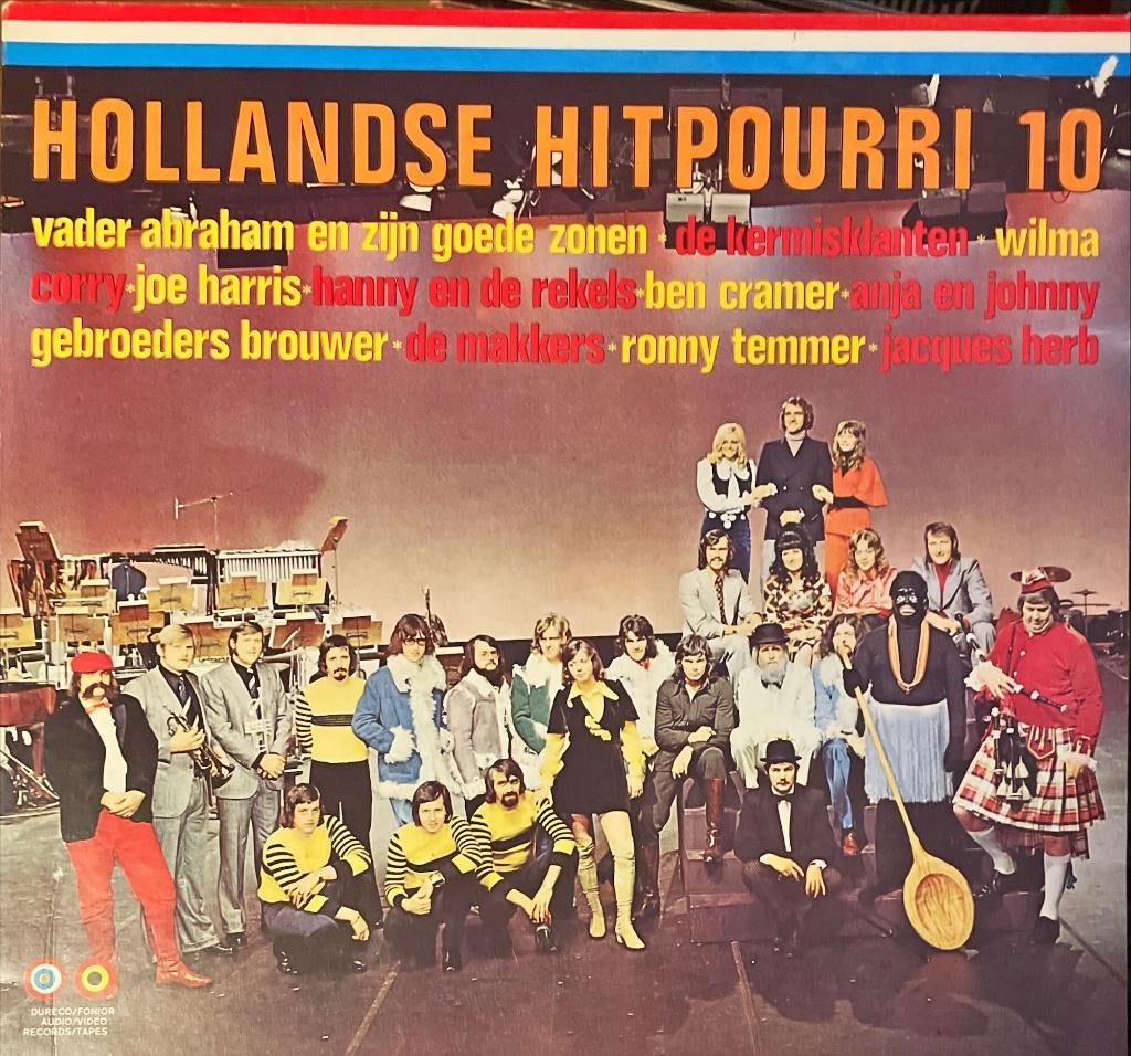 Hollandse Hitpourri 10 - Vinyl, Cd's en Dvd's, Vinyl | Nederlandstalig, Ophalen of Verzenden, Gebruikt, Overige formaten, Levenslied of Smartlap