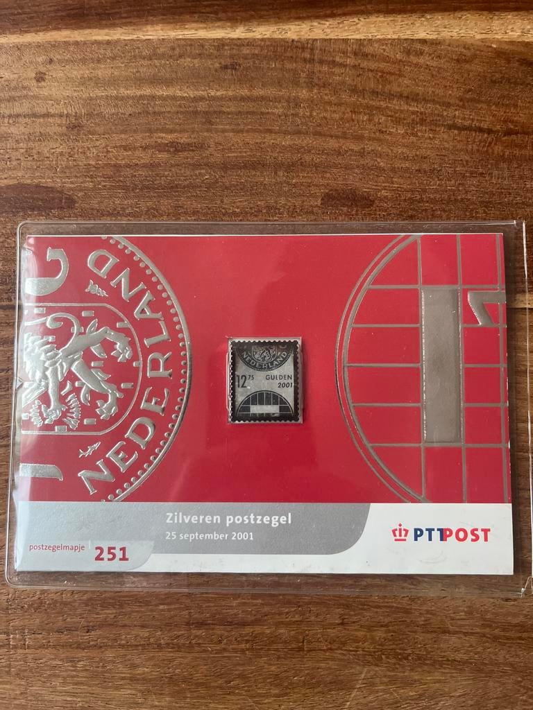 Zilveren Postzegel 2001 - Nederland, Ophalen of Verzenden, Na 1940, Gestempeld