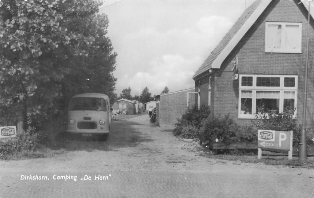 AZ713 Dirkshorn Schagen De Horn met busje klassieker 1965, Verzenden, 1960 tot 1980, Gelopen, Noord-Holland