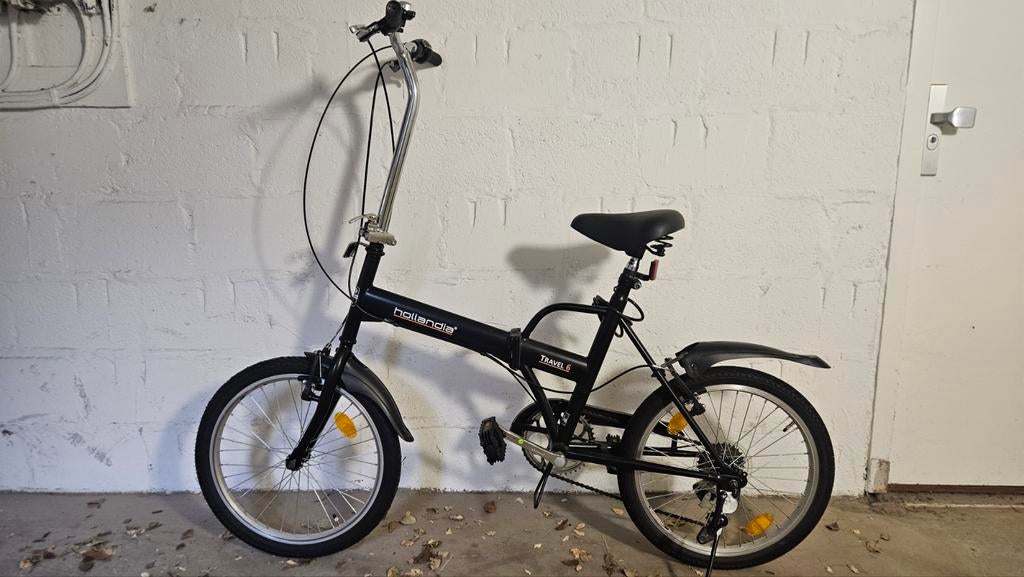 Hollandia Travel 6 Vouwfiets - Compact en Handig!, Fietsen en Brommers, Fietsen | Vouwfietsen, Gebruikt, Heren, Versnellingen