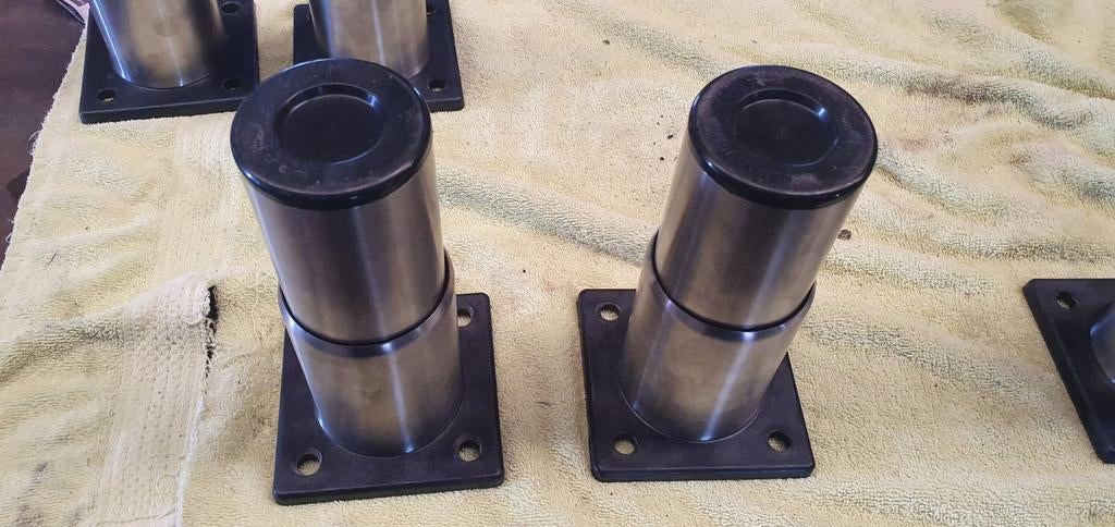 Rvs verstelbare poten voor horeca, Ophalen of Verzenden, Nieuw