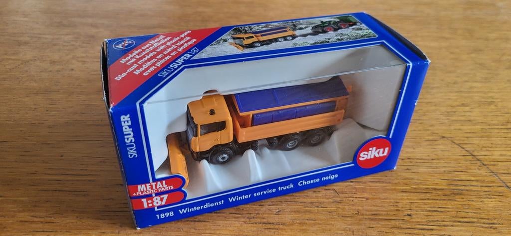 Siku 1898 scania winterdienst, Hobby en Vrije tijd, Ophalen of Verzenden, Nieuw, Bus of Vrachtwagen, SIKU