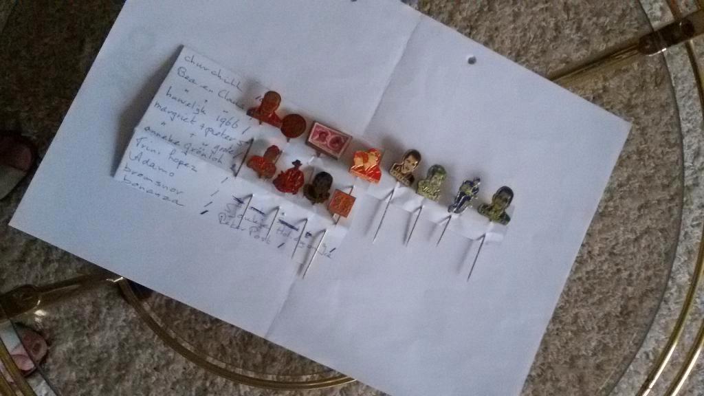 speldjes diverse personen, Verzamelen, Speldjes, Pins en Buttons, Ophalen of Verzenden, Gebruikt, Overige onderwerpen