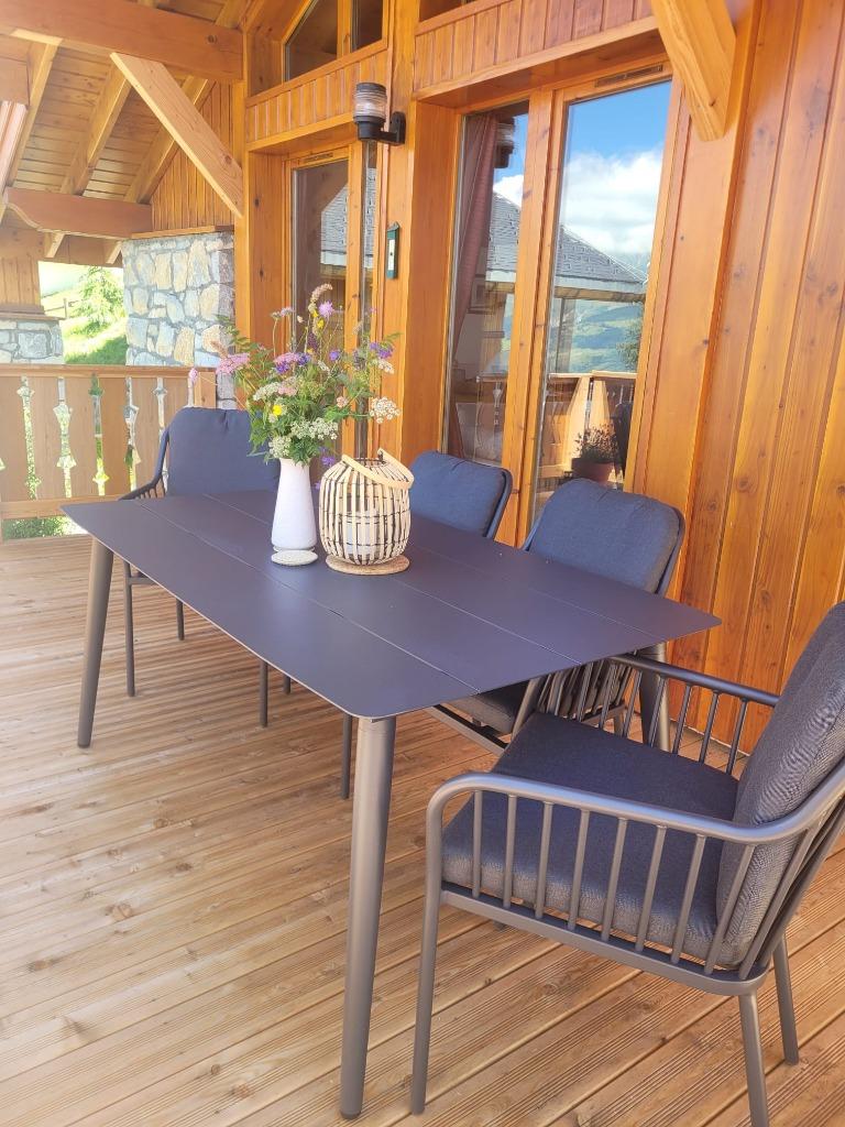 Luxe 4 persoons chalet in Vallandry / Les Arcs, Alpen, Dorp, Afwasmachine, In wintersportgebied