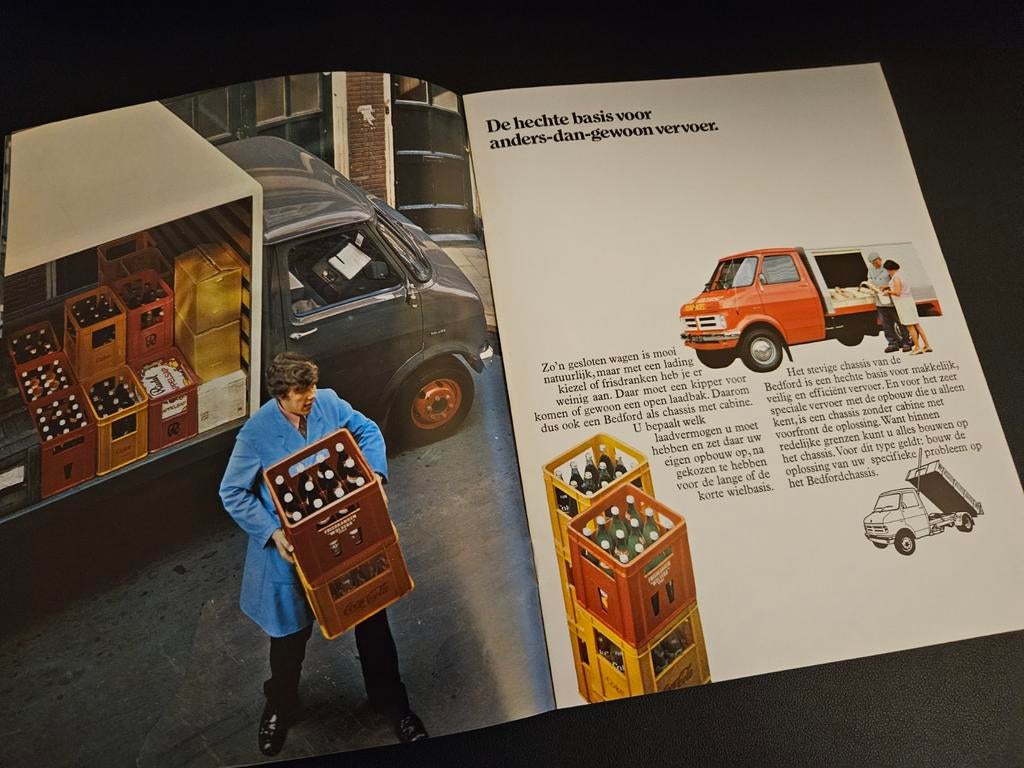 Brochure Bedford CF 1971, Ophalen of Verzenden, Zo goed als nieuw, Overige merken