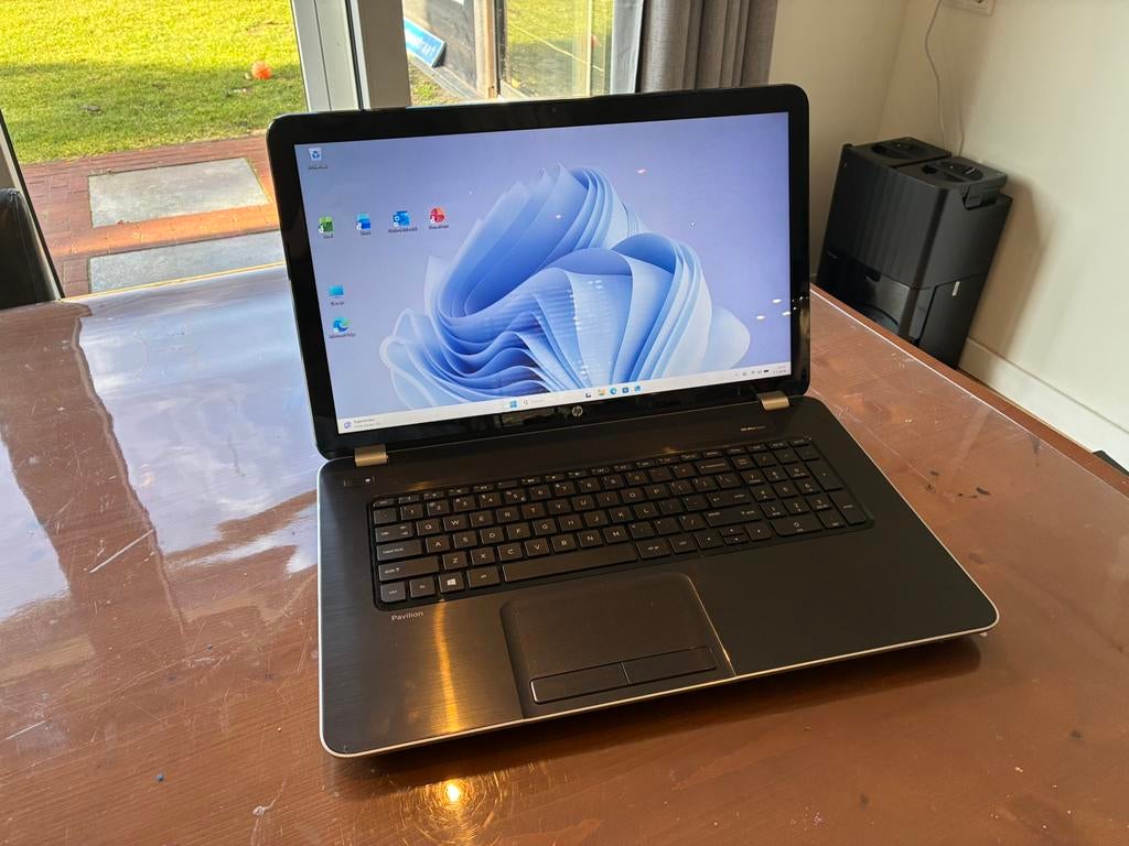 Hp pavilion 17 notebook, AMD A8-4500, 8 Gb DDR3, Win11!, Gebruikt, 2 tot 3 Ghz, Qwerty, 8 GB