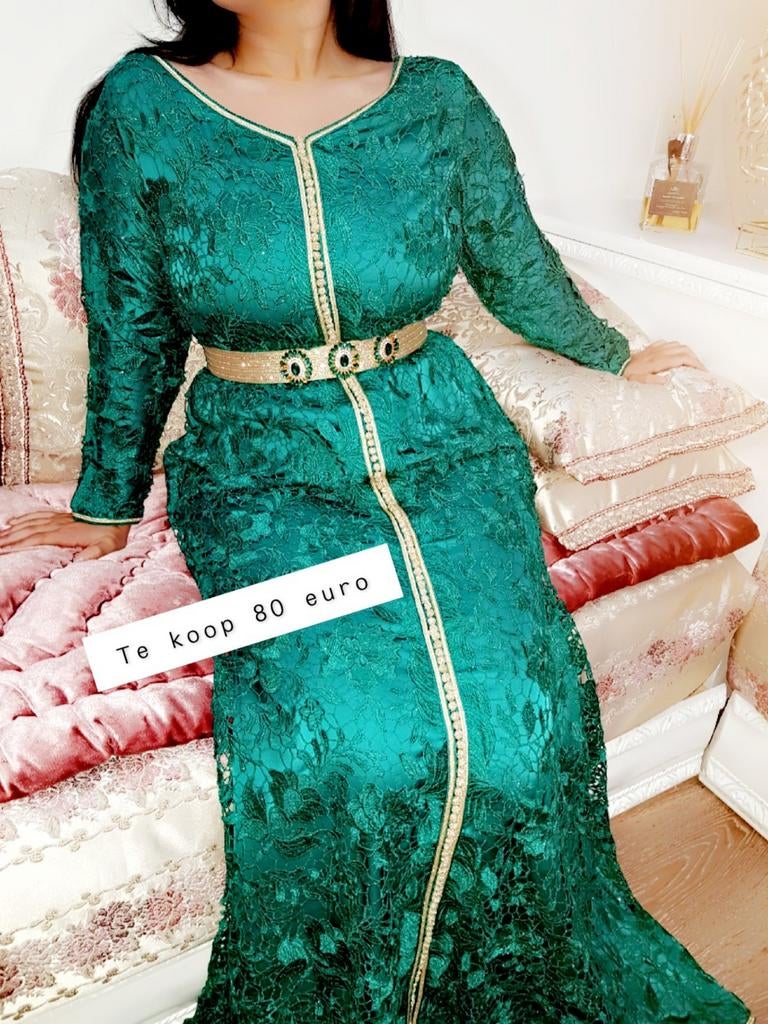 Mooi takshita kaftan te koop, Ophalen of Verzenden, Zo goed als nieuw, Maat 38/40 (M), Overige typen