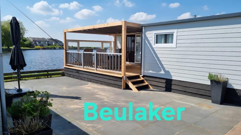 Te huur: Stacaravans aan het water vlakbij Giethoorn