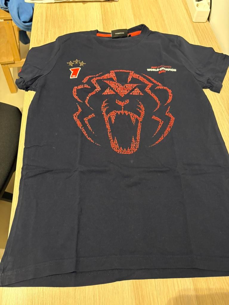 Max Verstappen shirt S, Kleding | Heren, T-shirts, Ophalen of Verzenden, Zo goed als nieuw, Maat 46 (S) of kleiner, Blauw