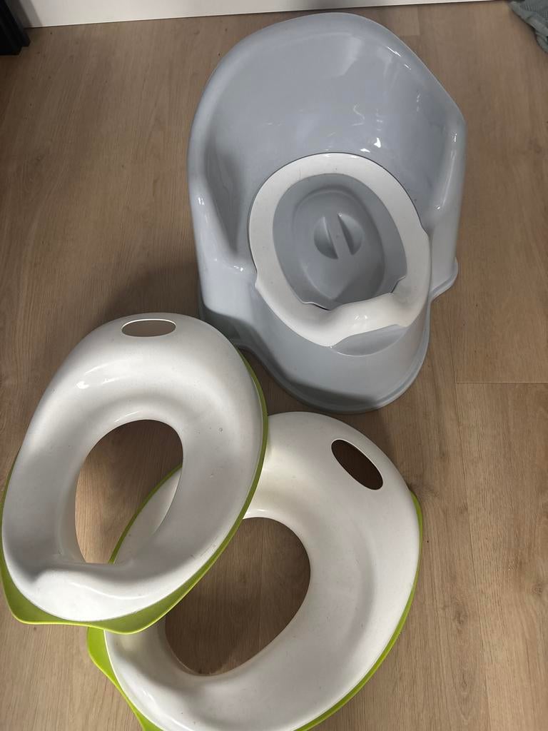 Zindelijkheidspakket: Potje + 2 WC Verkleiners, Kinderen en Baby's, Overige merken, Gebruikt, Overige typen, Ophalen of Verzenden