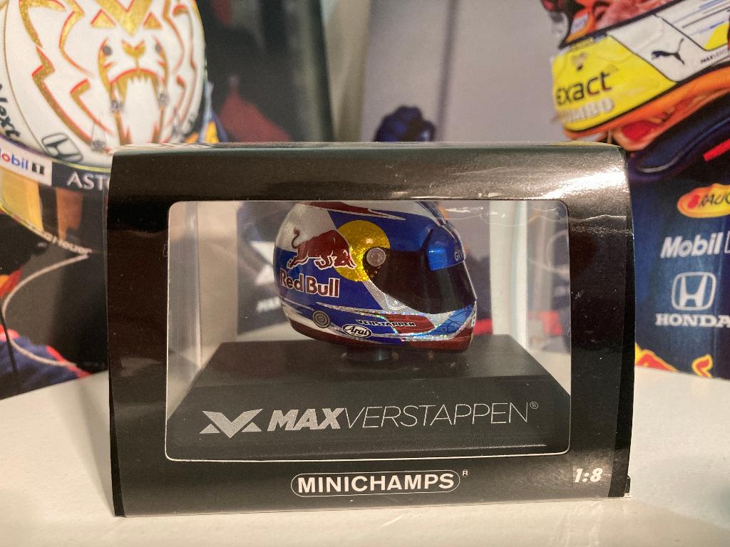 ✅ Max Verstappen 1:8 helm 2016 Australië editie 16 fanshop, Verzamelen, Ophalen of Verzenden, Nieuw, Formule 1