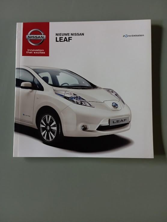 Nieuwe Nissan Leaf Zero Emission 5 / 2013 28 pag., Verzenden, Zo goed als nieuw, Nissan