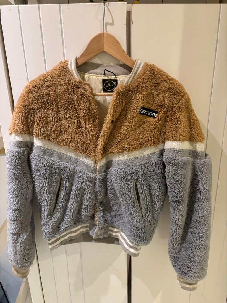 9 Lemons Jasje Maat S.  Bontlook, Kleding | Dames, Bruin, Ophalen of Verzenden, Zo goed als nieuw, Jasje